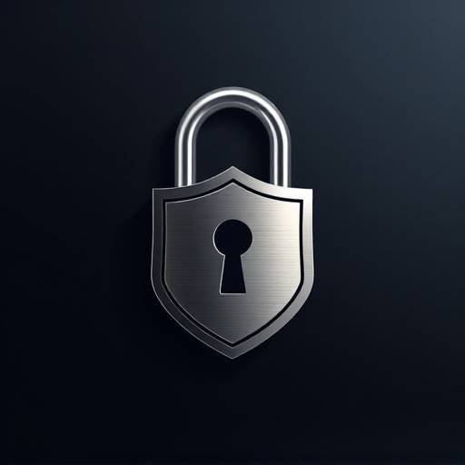 Icono genérico que representa la privacidad de datos, mostrando un candado y un escudo.